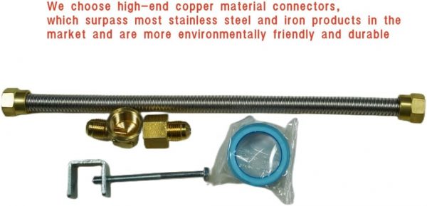 18"-24" Burner Pan for Gas Fireplace Gas Fireplace Burner Gas fire pits Gas Logs Propane Burner - Image 2