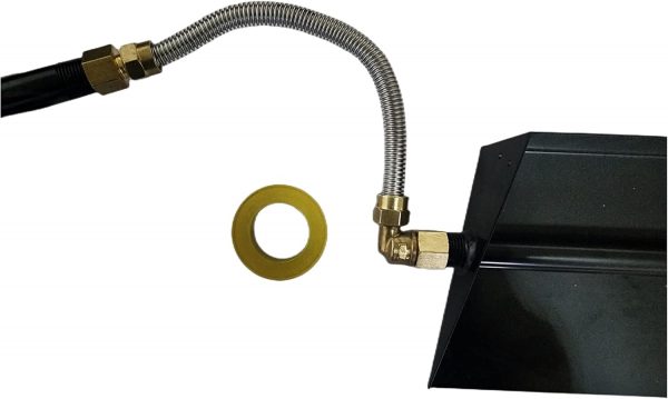 18"-24" Burner Pan for Gas Fireplace Gas Fireplace Burner Gas fire pits Gas Logs Propane Burner - Image 4