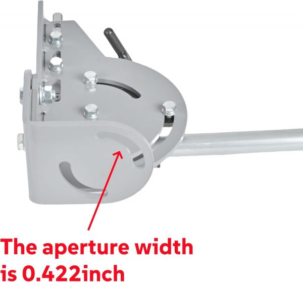 Notcher Roll Cage Tube Joint Tubing Notcher with Instructions, Built-In Protractor Gauge with Degree Angle, Premium Holesaw Blade - Image 2