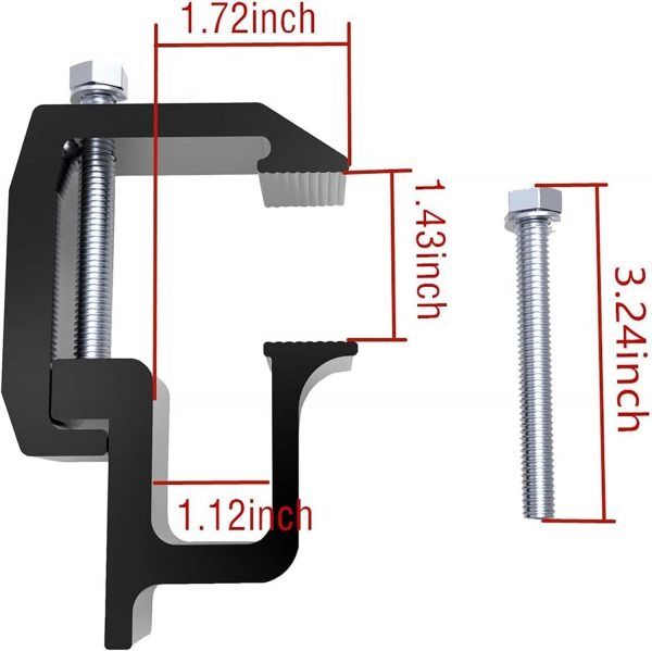 High Strength Aluminum Clamps Truck Cap Topper Camper Shell - Image 2