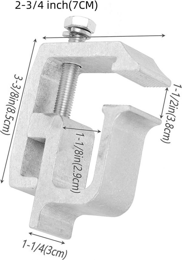 High Strength Aluminum Clamps Truck Cap Topper Camper Shell - Image 3