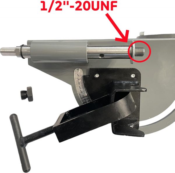Notcher Roll Cage Tube Joint Tubing Notcher with Instructions, Built-In Protractor Gauge with Degree Angle, Premium Holesaw Blade - Image 3