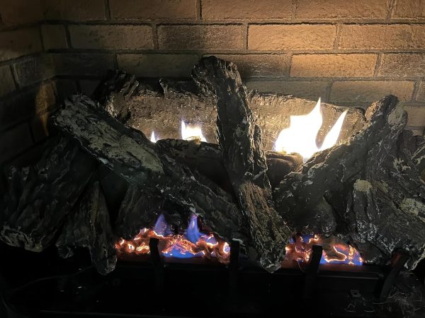 18"-30" Burner Pan for Gas Fireplace Gas Fireplace Burner Gas Logs Propane Burner（Two Pipe） - Image 4