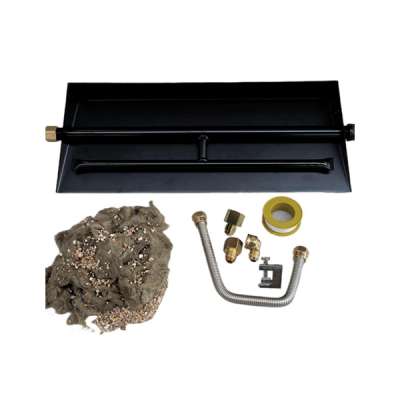 18"-24" Burner Pan for Gas Fireplace Gas Fireplace Burner Gas fire pits Gas Logs Propane Burner