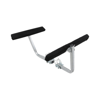 Boat Trailer Guides 2 Foot Bunk Boards Kit - 24 Inch Carpeted Guide On Tilting Side Bunks for High Beam, Box or C-Channel Trailers with Mounting Frames and Hardware