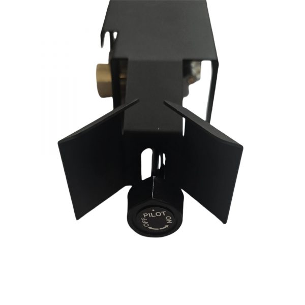 Manual Safety Pilot Control System for Gas Log Sets – Compatible with Natural Gas & Propane, Includes Heat Shield and Pilot Kit - Image 2