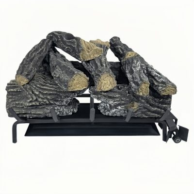Americangaslogs Vented 18inch-24inch Gas logs Sets Gas Fireplace Burner